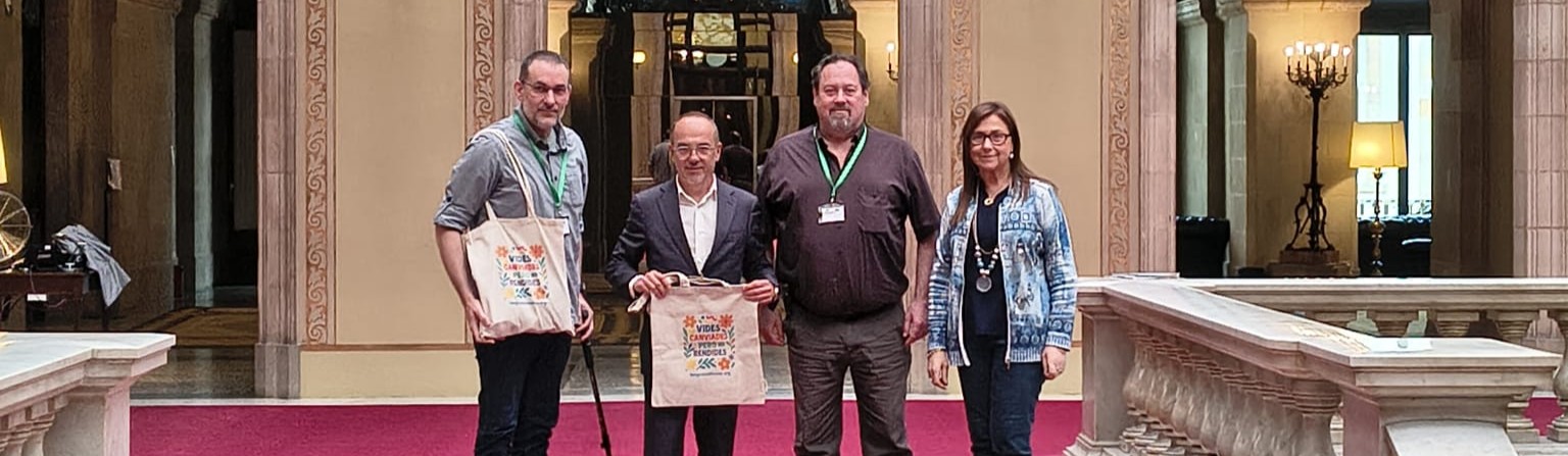 L’associació a la comisió de Salut del Parlament